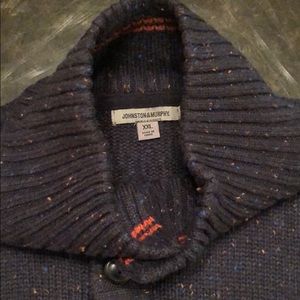 Johnston and Murphy Navy sweater XXL